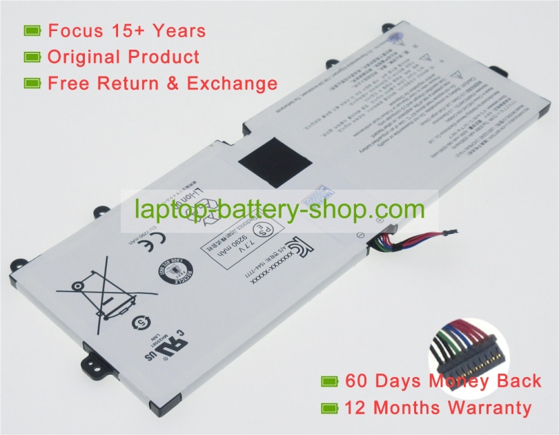 Lg LBS1224E 7.7V 9360mAh replacement batteries - Click Image to Close