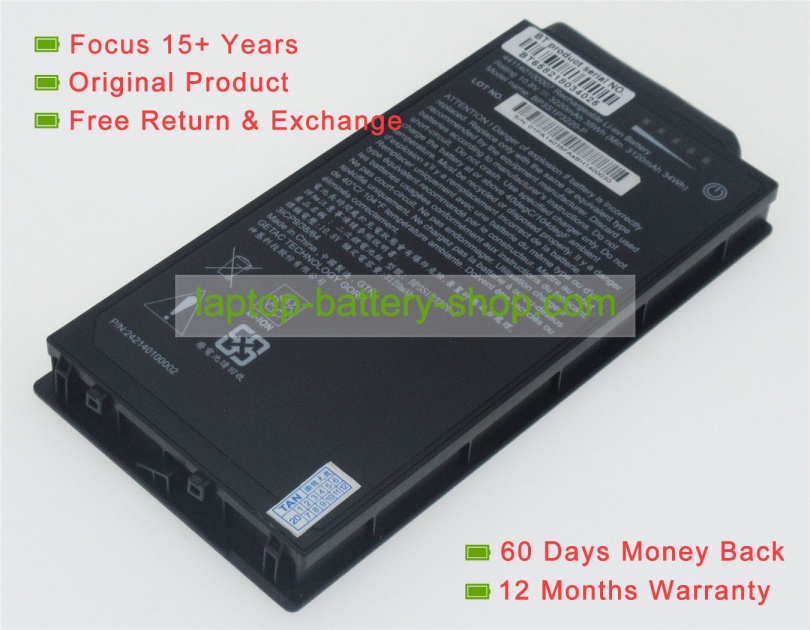 Getac 441140100007, BP3S1P3220-P 10.8V 3220mAh replacement batteries - Click Image to Close