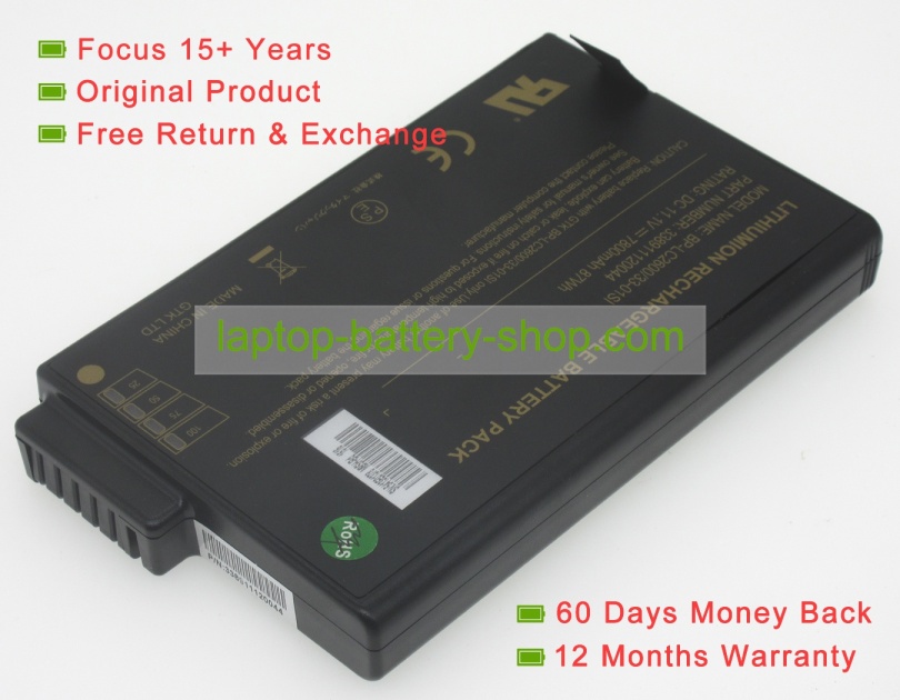 Getac BP-LC2600, 338911120044 11.1V 7800mAh replacement batteries - Click Image to Close