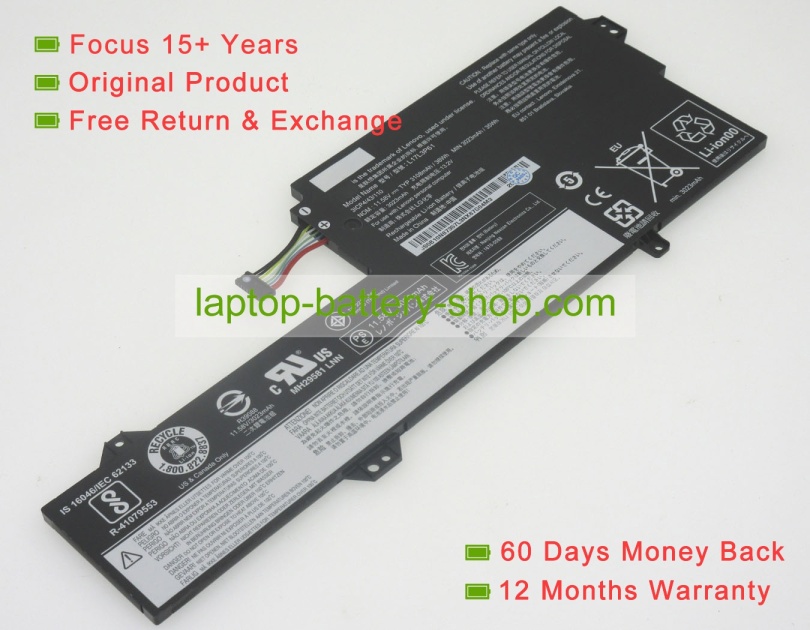 Lenovo L17M3P61, L17L3P61 11.52V 3166mAh original batteries - Click Image to Close