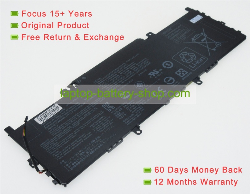 Asus 4ICP4/72/75, C41N1715 15.4V 3255mAh original batteries - Click Image to Close