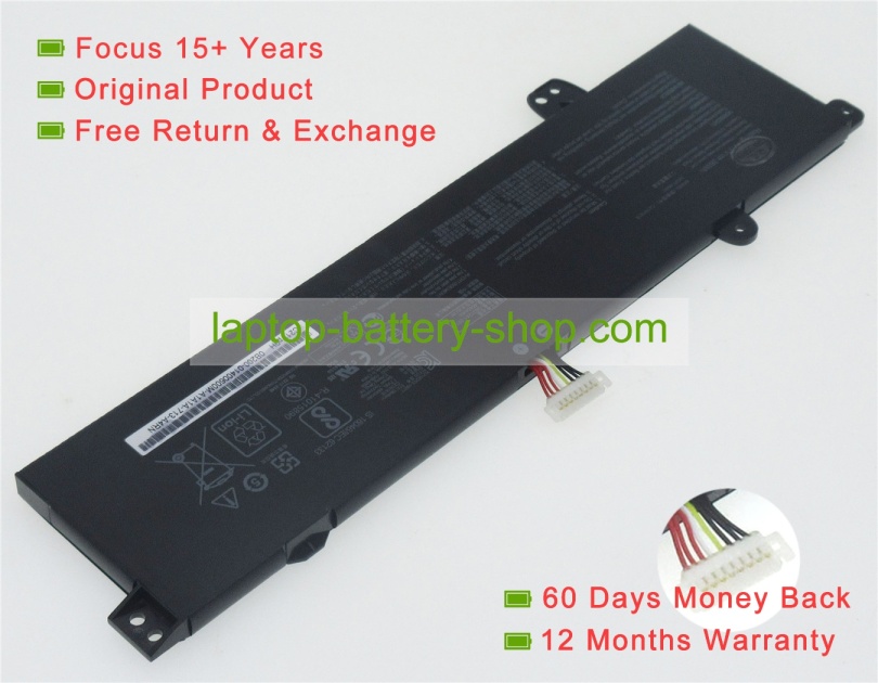 Asus C21N1618, 2ICP7/49/91 7.7V 4780mAh original batteries - Click Image to Close