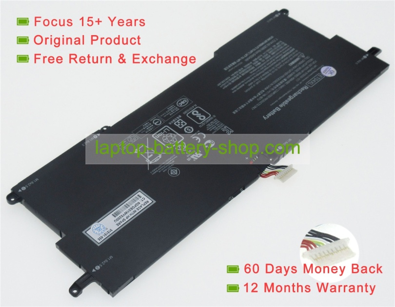 Hp ET04XL, HSTNN-IB7U 7.7V 6400mAh original batteries - Click Image to Close