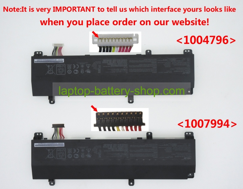 Asus A42N1710, A42LM5H 14.8V 5800mAh original batteries - Click Image to Close