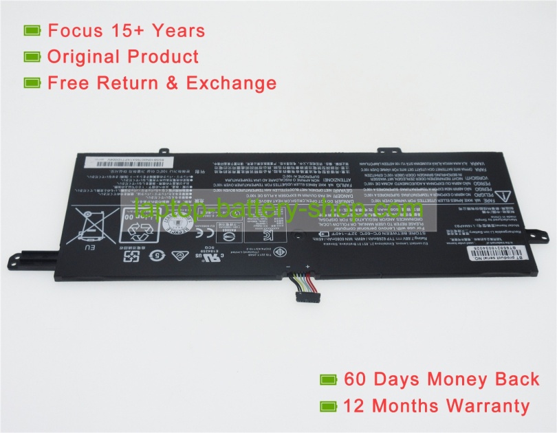 Lenovo L16C4PB3, L16M4PB3 7.68V 6268mAh original batteries - Click Image to Close