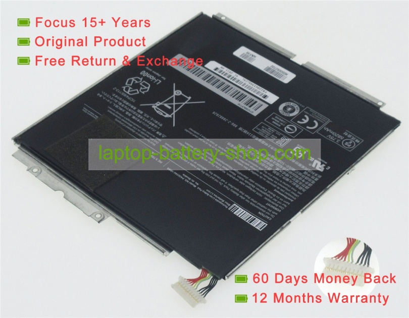 Toshiba PA5234U-1BRS 3.75V 5820mAh replacement batteries - Click Image to Close