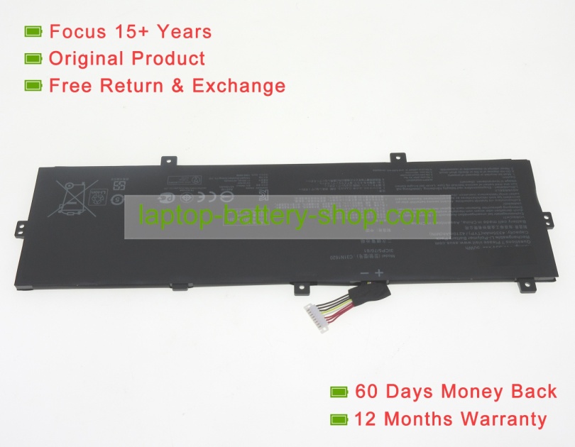 Asus 3ICP5/70/81, C31N1620 11.55V 4210mAh original batteries - Click Image to Close