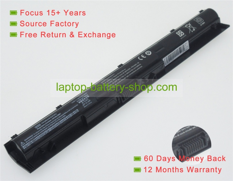 Hp HSTNN-LB6S, N2L84AA 14.8V 2600mAh replacement batteries - Click Image to Close