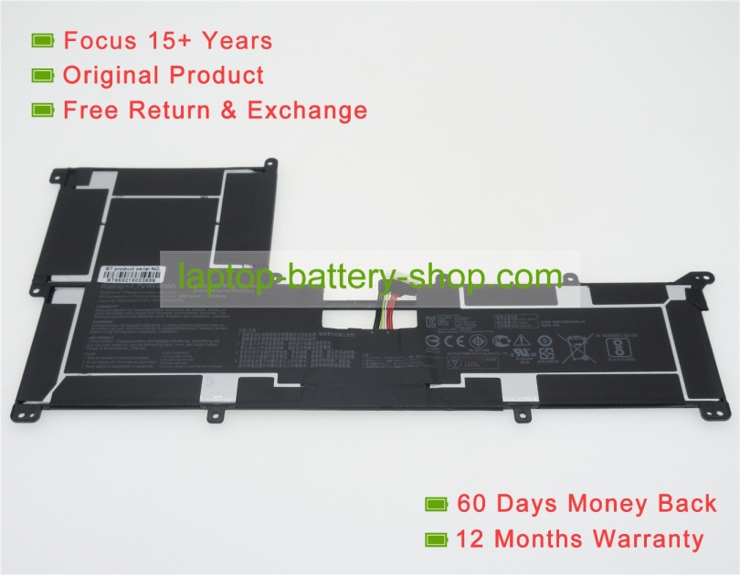 Asus C22N1623, 0B200-02400100 7.7V 6005mAh original batteries - Click Image to Close