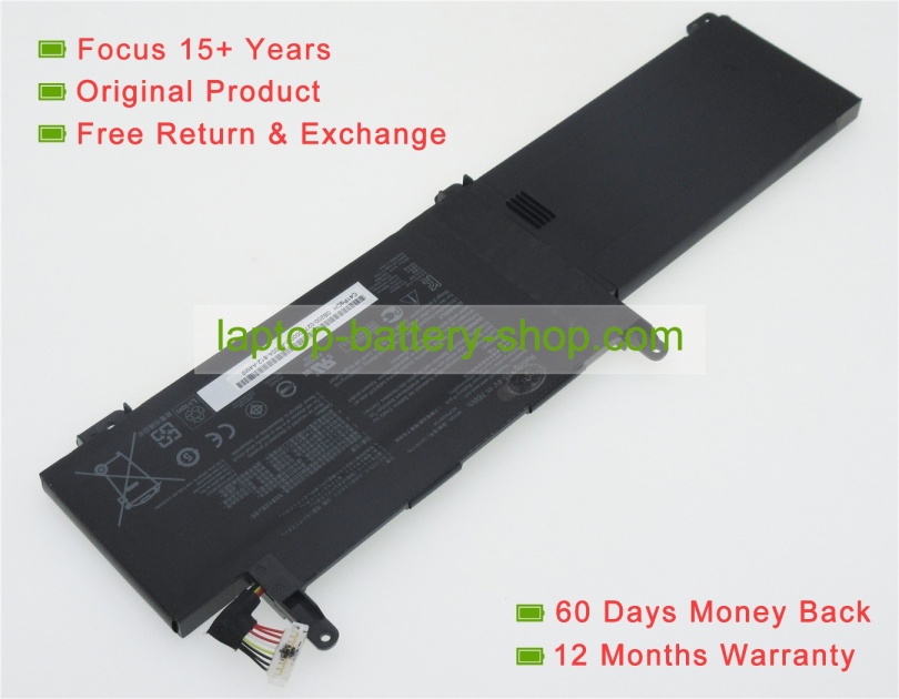 Asus C41N1716, C41PqPH 15.4V 4940mAh replacement batteries - Click Image to Close