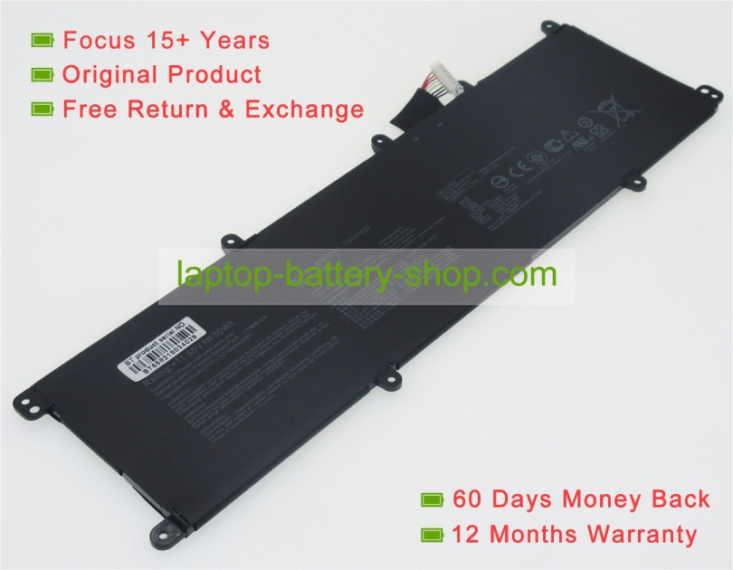 Asus 31CP5/70/81, C31N1622 11.55V 4335mAh replacement batteries - Click Image to Close