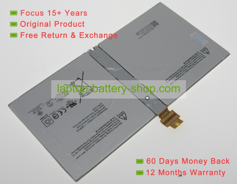 Microsoft G3HTA027H, DYNR01 7.5V 4777mAh replacement batteries - Click Image to Close