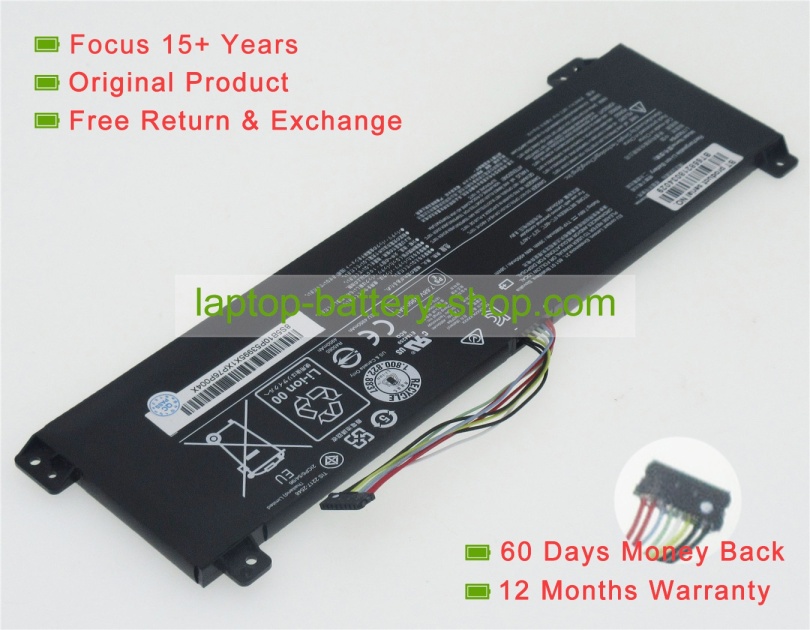 Lenovo 2ICP6/54/90, L17L2PB4 7.68V 5080mAh original batteries - Click Image to Close