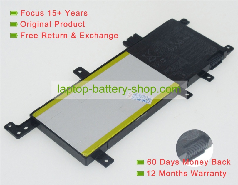 Asus C21PQCH, C21N1634 7.6V 5000mAh original batteries - Click Image to Close