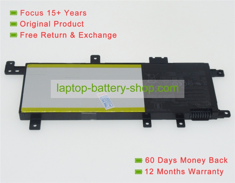 Asus C21PQCH, C21N1634 7.6V 5000mAh original batteries - Click Image to Close