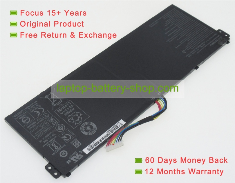 Acer AP16M5J, KT.00205.004 7.7V 4810mAh original batteries - Click Image to Close