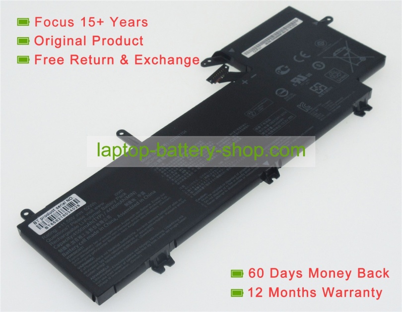 Asus 0B200-02650000, C31N1704 11.55V 4550mAh replacement batteries - Click Image to Close