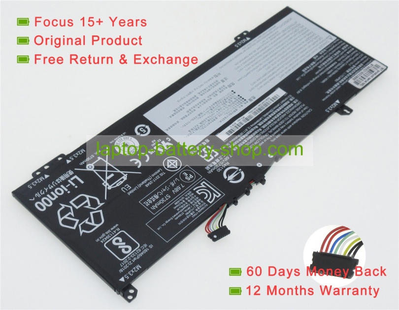 Lenovo L17C4PB0, L17M4PB0 7.68V 5930mAh original batteries - Click Image to Close