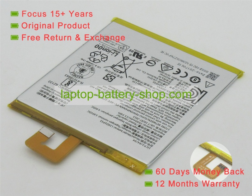 Lenovo 1ICP3/84/94, L16D1P33 3.85V 3500mAh replacement batteries - Click Image to Close