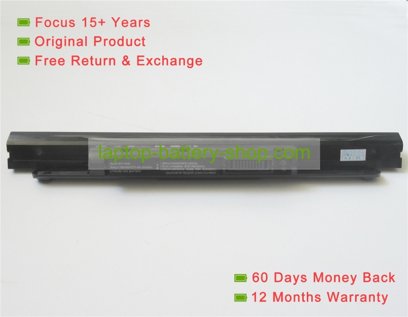Msi BTY-M46, 925T2015F 11.1V 4400mAh replacement batteries - Click Image to Close
