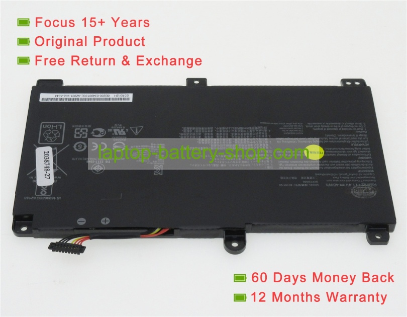 Asus B31N1726, 0B200-02910000 11.4V 4210mAh original batteries - Click Image to Close