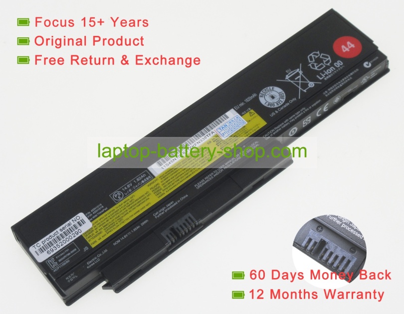 Lenovo 0A36306, 0A36305 14.8V 1950mAh original batteries - Click Image to Close