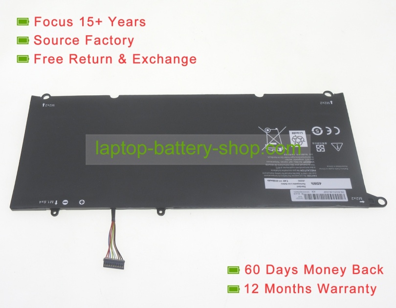 Dell 0DRRP, P54G 7.4V 6000mAh replacement batteries - Click Image to Close