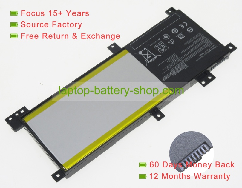 Asus 0B200-01740000, 0B200-01740200 7.6V 4600mAh replacement batteries - Click Image to Close