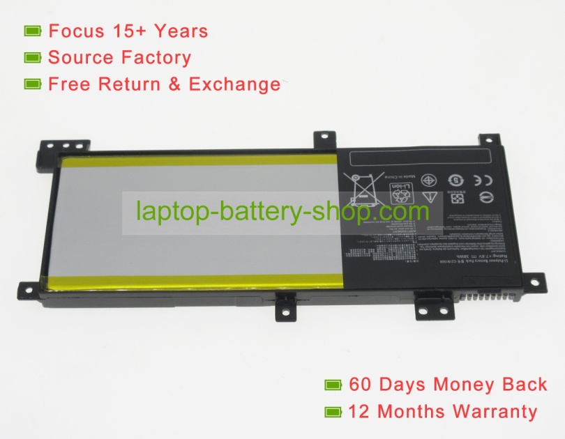 Asus 0B200-01740000, 0B200-01740200 7.6V 4600mAh replacement batteries - Click Image to Close