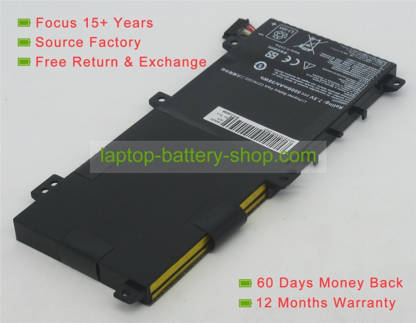 Asus C21NI333, 0B200-00860300 7.5V 5000mAh replacement batteries - Click Image to Close