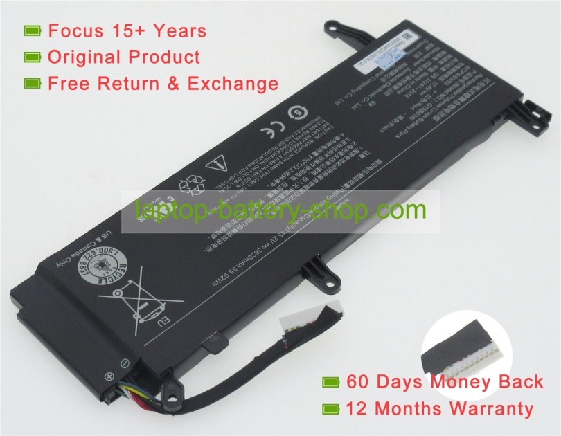 Xiaomi G15B01W, 4ICP4/63/92 15.2V 3620mAh original batteries - Click Image to Close