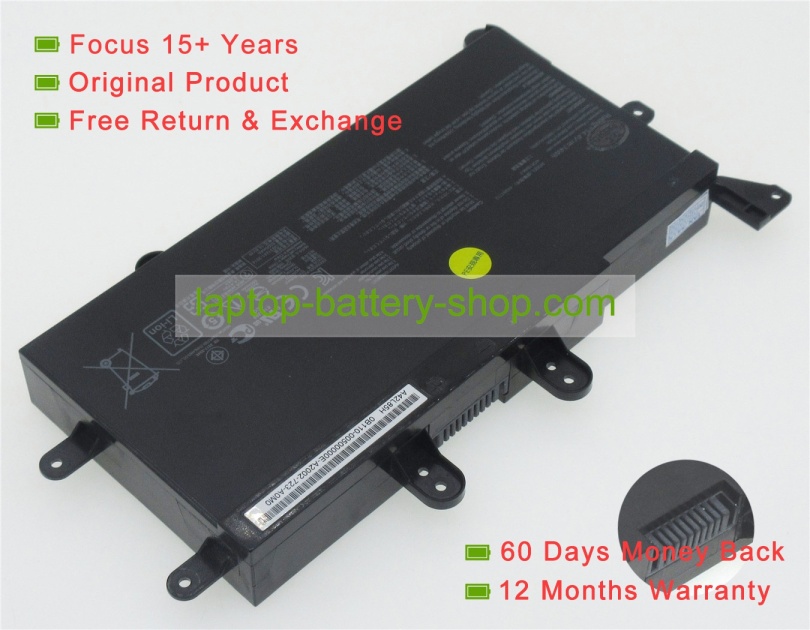Asus A42L85H 14.4V 4930mAh replacement batteries - Click Image to Close