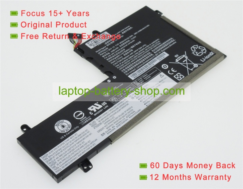 Lenovo L17L3PG1, L17C3PG1 11.34V 4630mAh original batteries - Click Image to Close