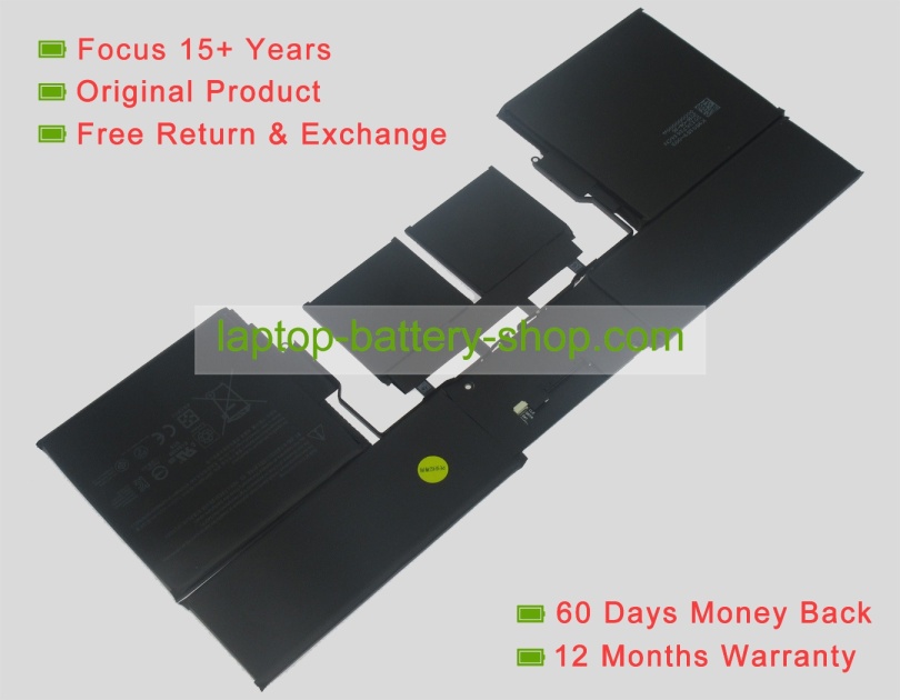 Microsoft 93HTA001H 7.59V 9019mAh replacement batteries - Click Image to Close