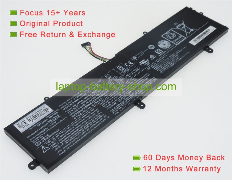 Lenovo L17M4PB1, L17C4PB1 15.3V 5185mAh original batteries - Click Image to Close