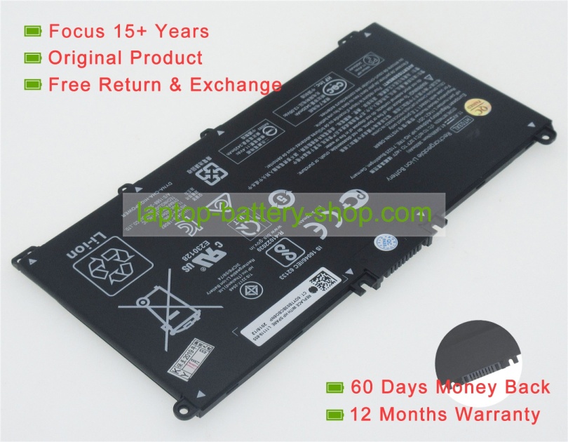 Hp HSTNN-UB7Q, L11119-855 11.4V 3600mAh original batteries - Click Image to Close