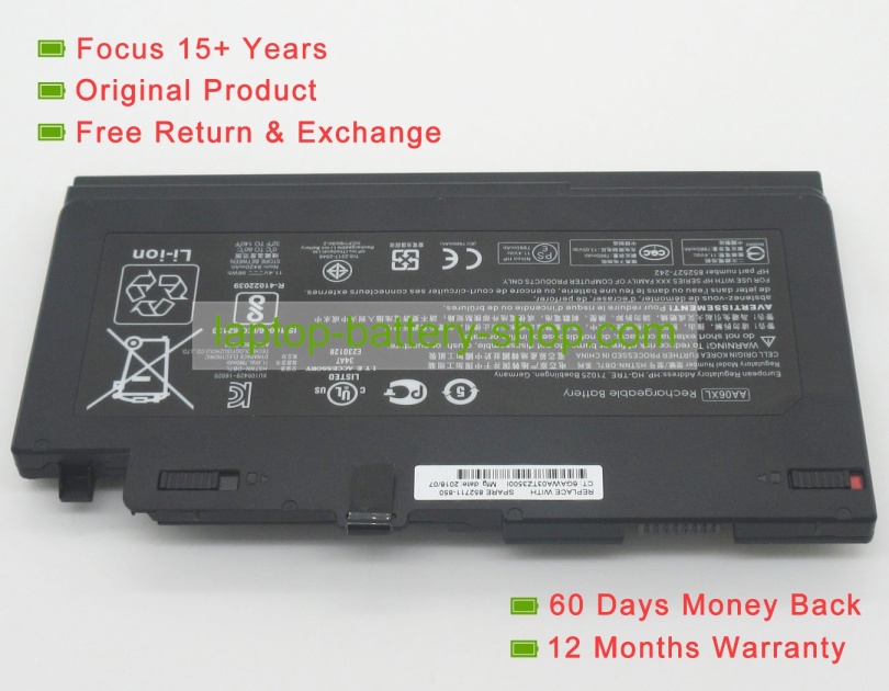 Hp HSTNN-C86C, AA06XL 11.4V 7860mAh replacement batteries - Click Image to Close