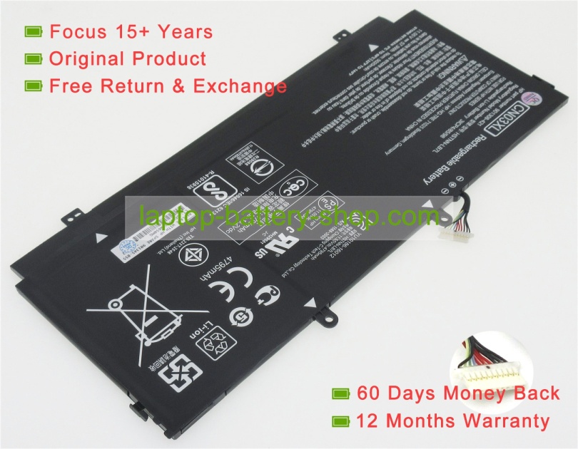 Hp CN03XL, 901308-421 11.55V 5020mAh replacement batteries - Click Image to Close