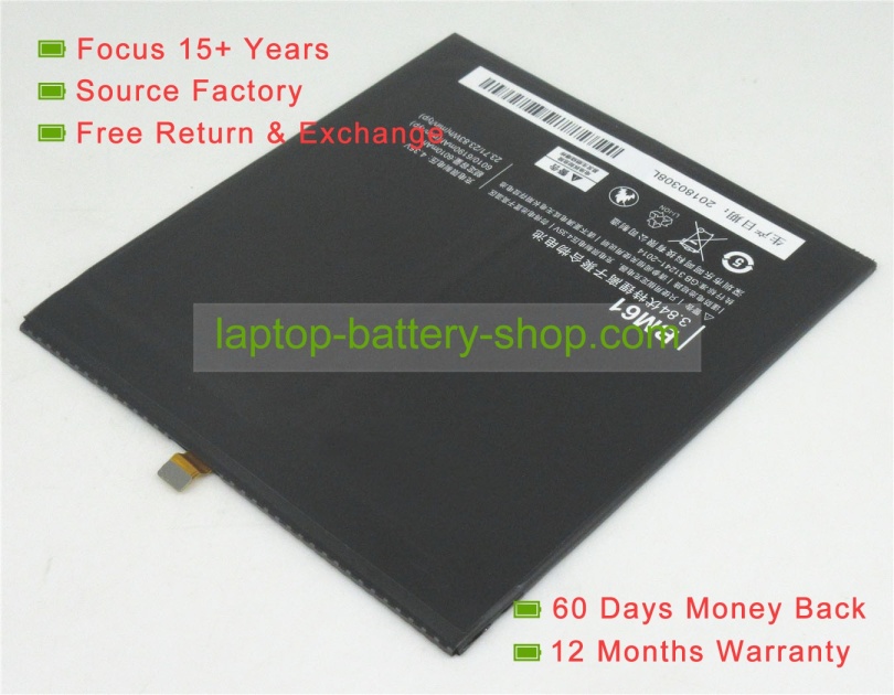 Xiaomi BM61 3.84V 6010mAh replacement batteries - Click Image to Close