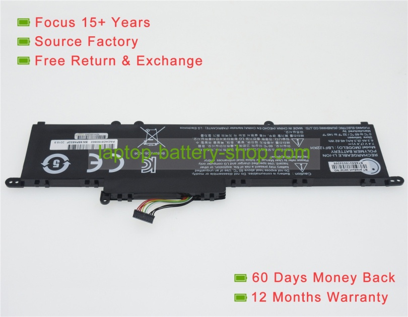 Lg LBF122KH 7.4V 6300mAh replacement batteries - Click Image to Close