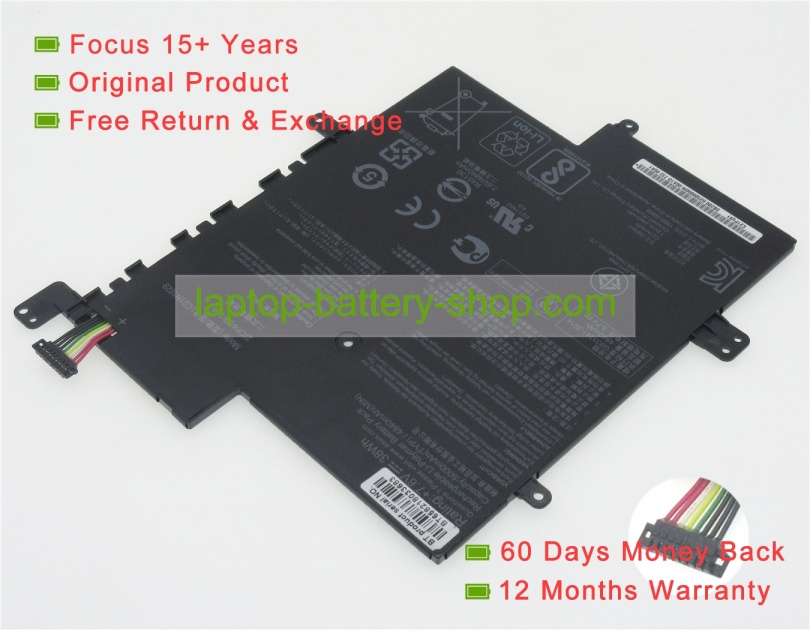 Asus 2ICP4/59/134, c21n1629 7.6V 4840mAh original batteries - Click Image to Close