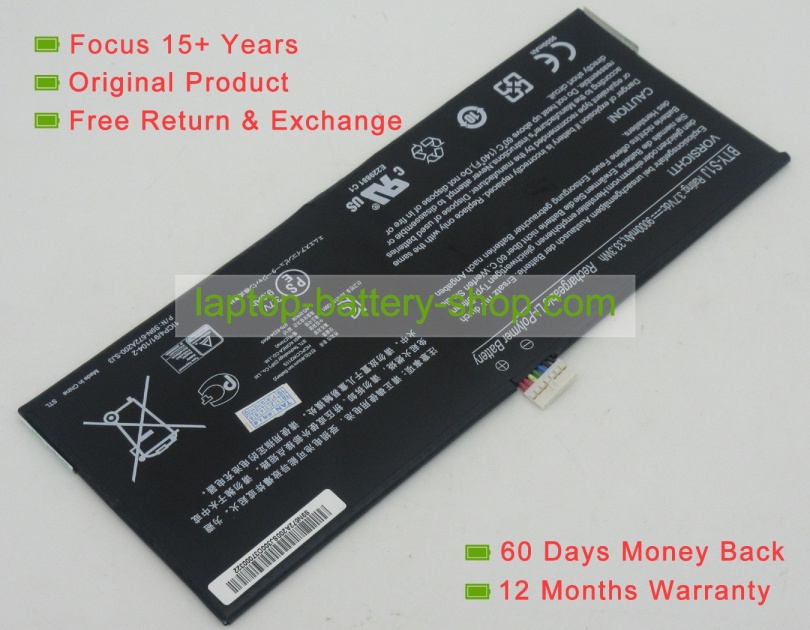 Msi BTY-S1J 3.7V 9000mAh replacement batteries - Click Image to Close