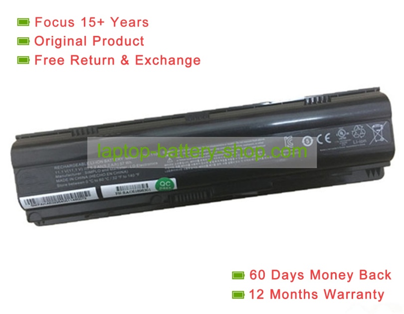 Lg SQU-1106 11.1V 5200mAh replacement batteries - Click Image to Close