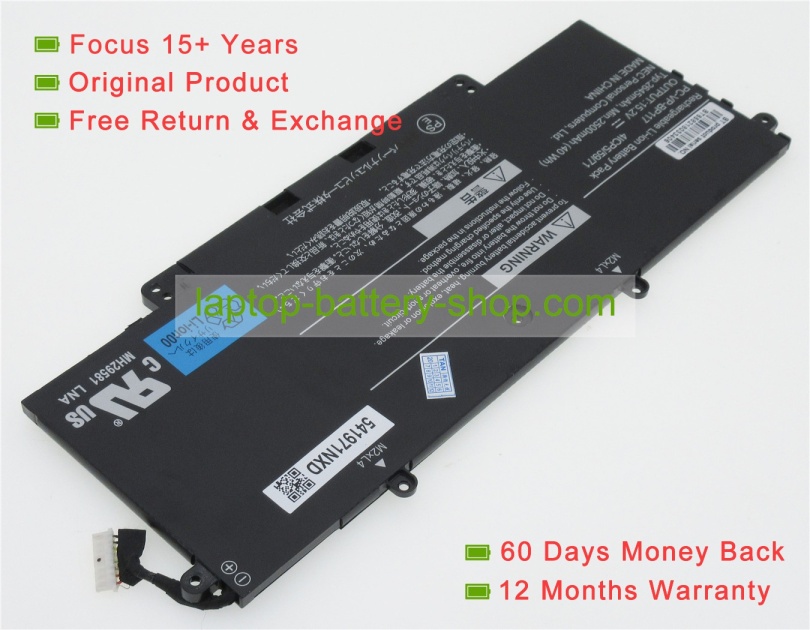 Nec 4ICP5/59/71, PC-VP-BP117 15.2V 2500mAh replacement batteries - Click Image to Close