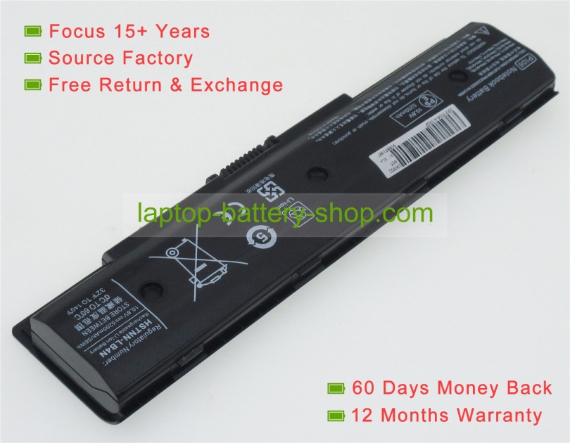Hp 593553-001, PI06 10.8V 4200mAh replacement batteries - Click Image to Close