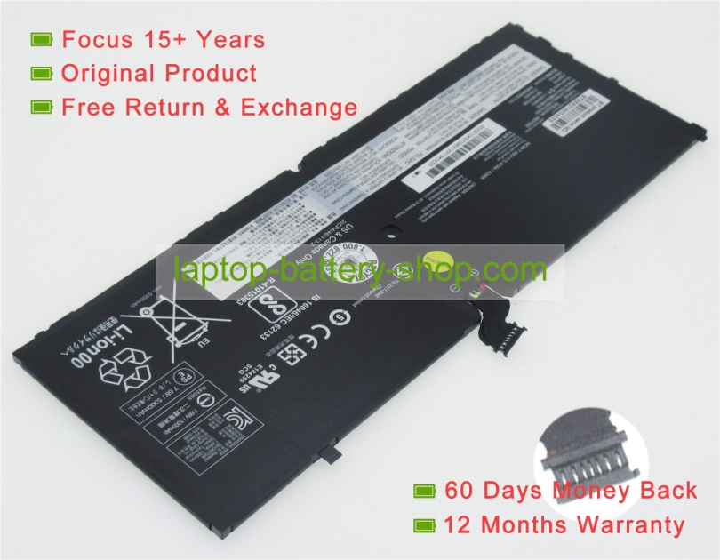 Lenovo 01AV454, 5B10W13919 7.72V 5440mAh original batteries - Click Image to Close