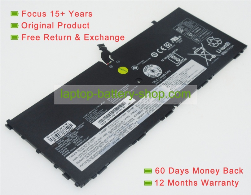 Lenovo 01AV454, 5B10W13919 7.72V 5440mAh original batteries - Click Image to Close