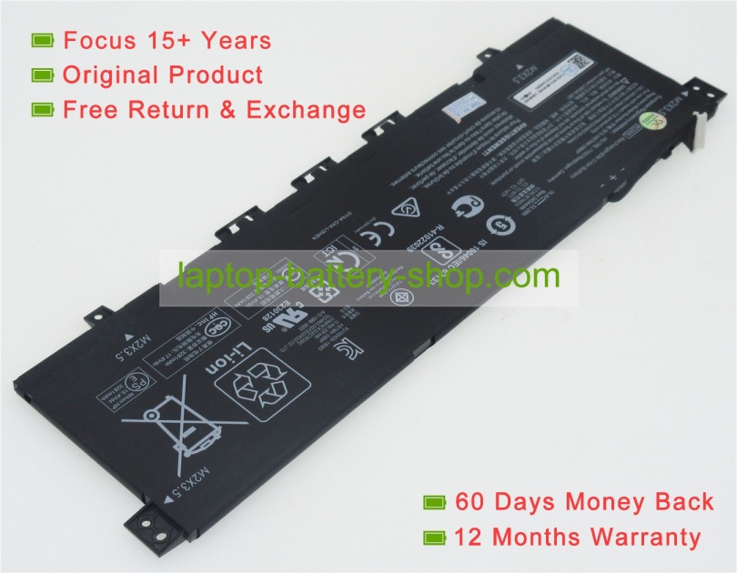 Hp TPN-W136, TPN-W133 15.4V 3454mAh replacement batteries - Click Image to Close