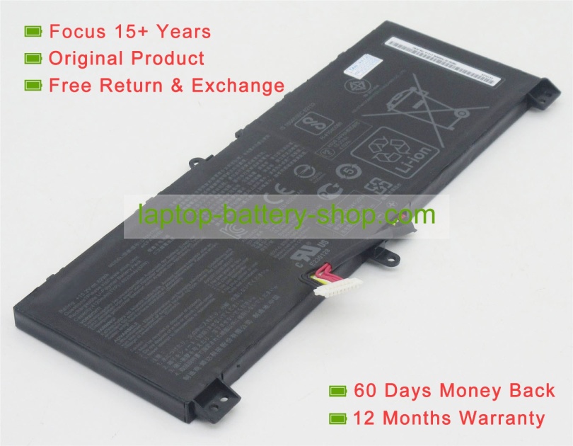 Asus C41N1709, 0B200-02730300 15.2V 4120mAh original batteries - Click Image to Close