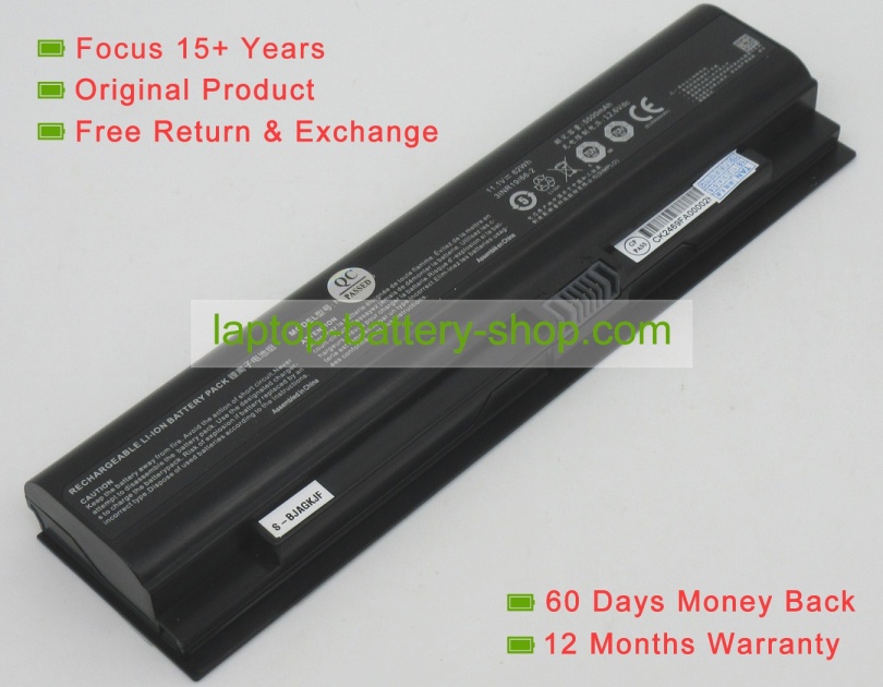 Hasee N950BAT-6 11.1V 5500mAh replacement batteries - Click Image to Close